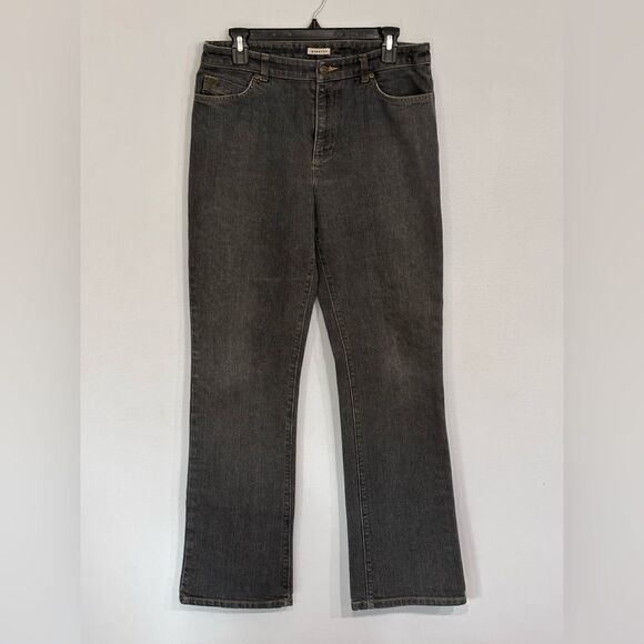 Jones New York | Sport Women’s Black Stretch Bootcut Denim Jeans Size 8 - Picture 1 of 13